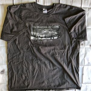 Duck Creek Utah T-shirt EUC 2XL Muir Quote